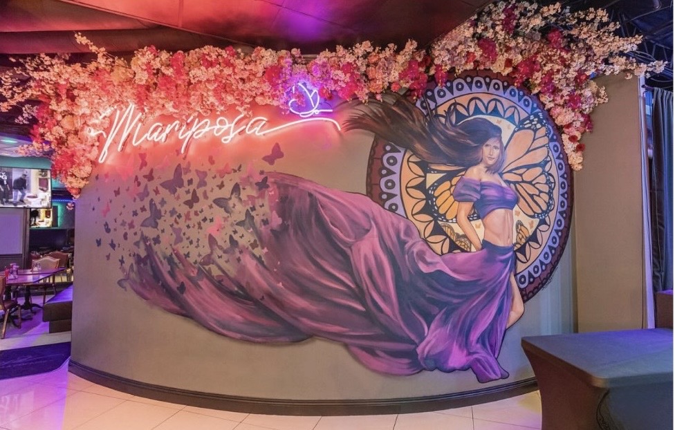 Mariposa venue mural