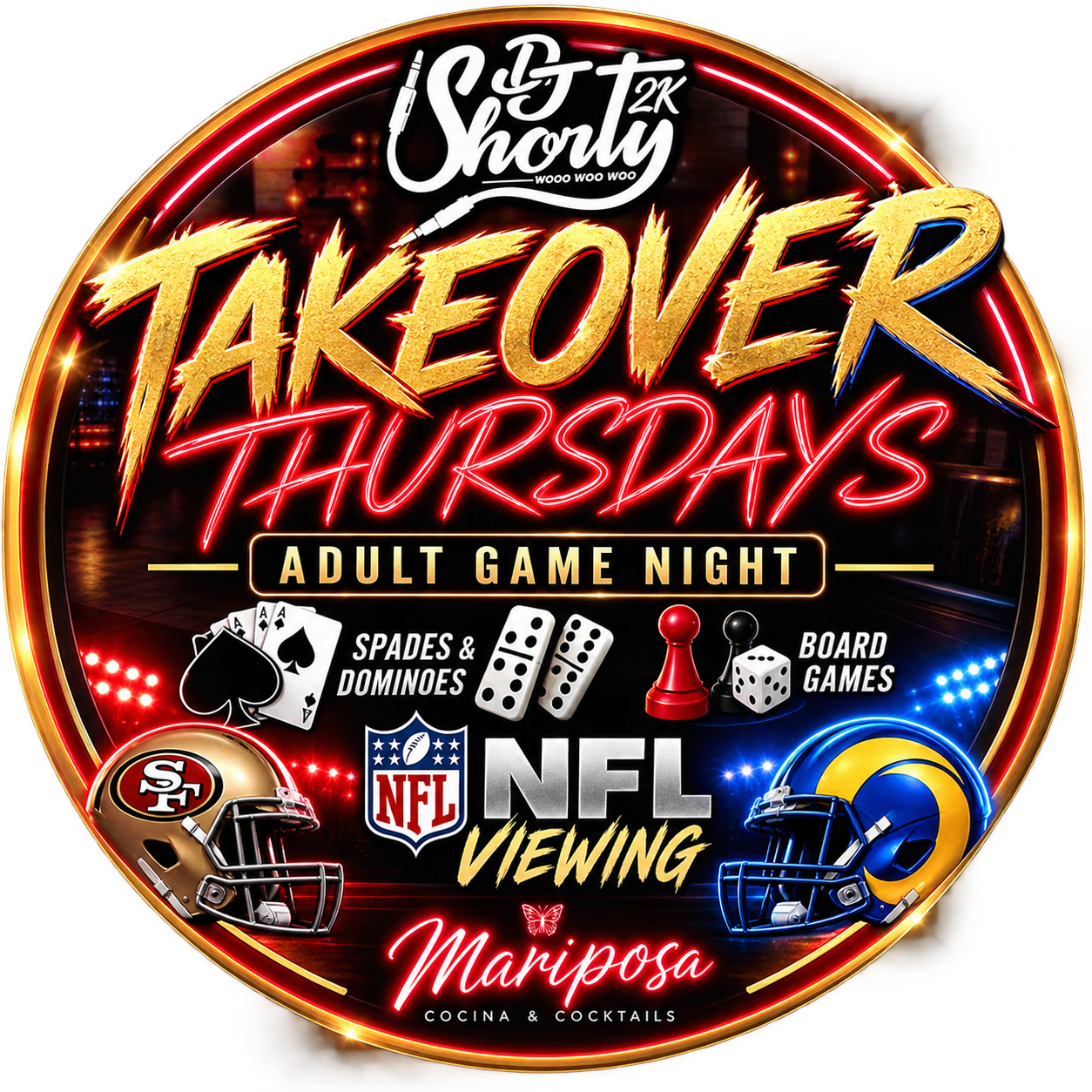 Takeover Thursdays — Adult Game Night at Mariposa